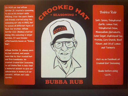 Bubba Rub by Crooked Hat Seasoning