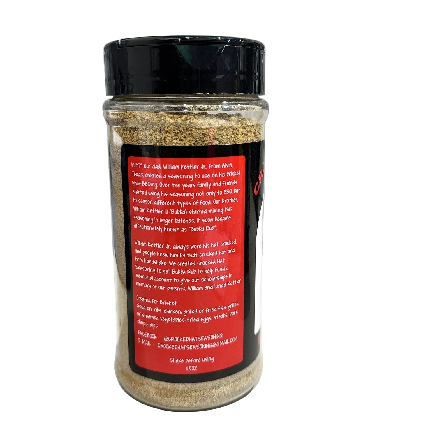 Bubba Rub by Crooked Hat Seasoning