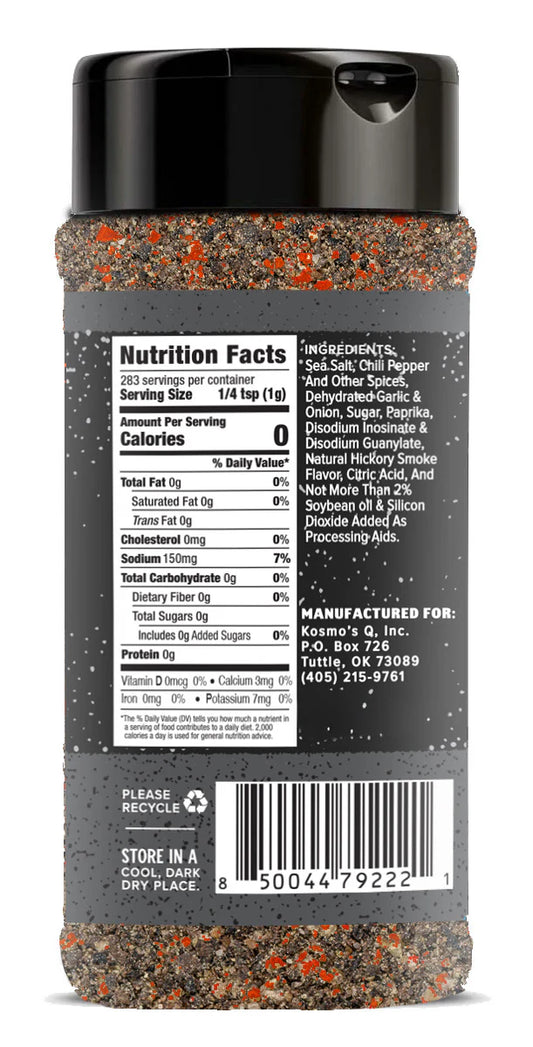 Double Pepper Coarse Cow Cover BBQ Rub