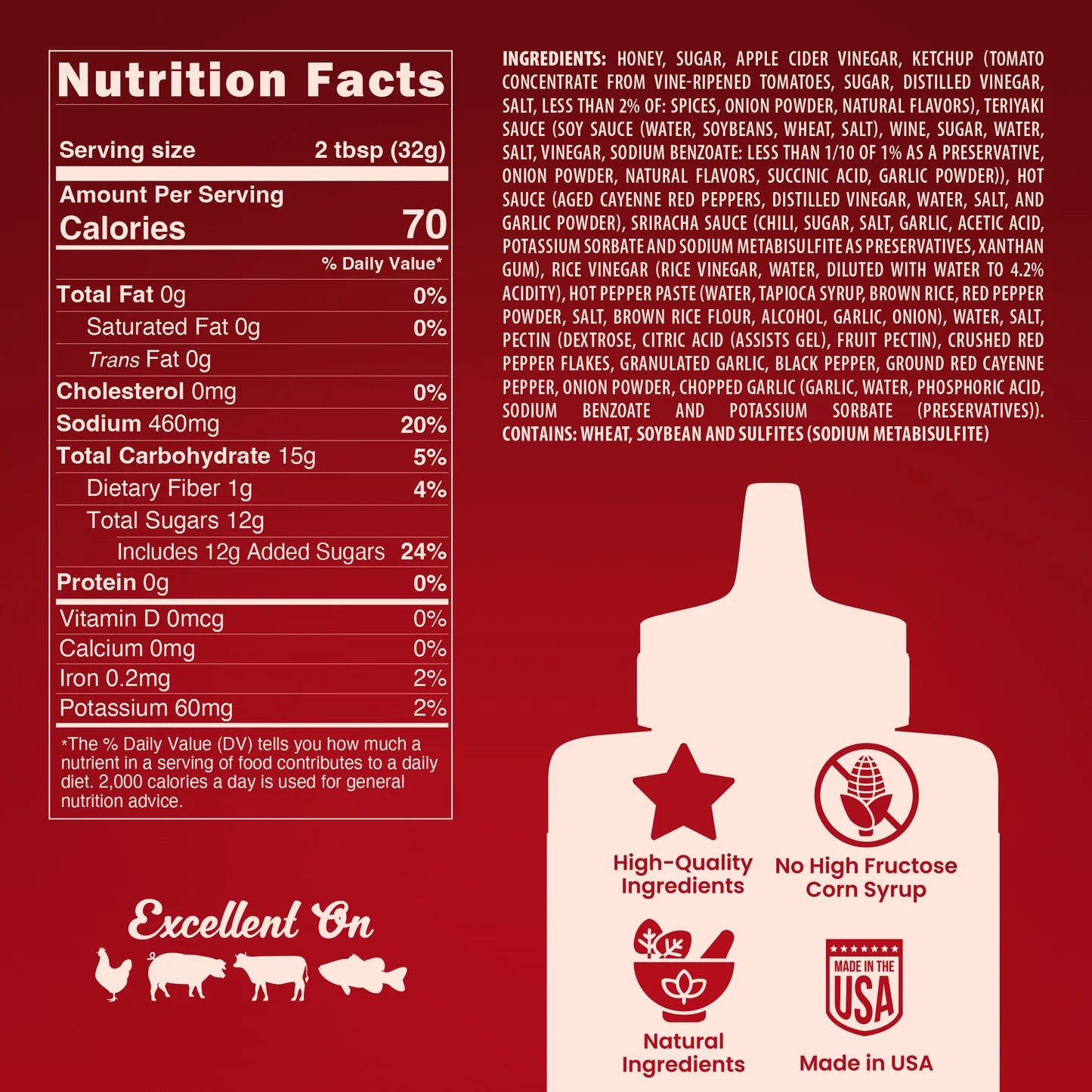 Blues Hog BBQ - Sweet Asian Dragon BBQ Sauce 22 oz