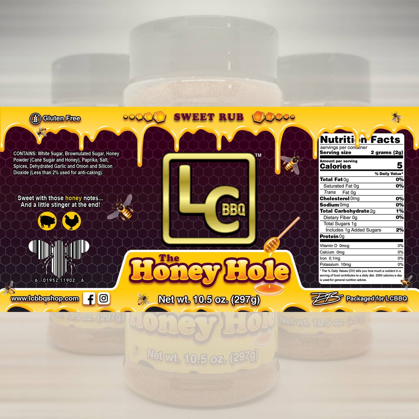 The Honey Hole - 10.5 oz Shaker