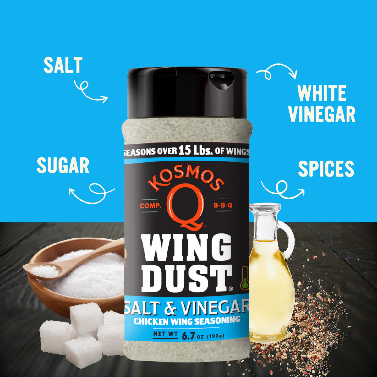 KOSMOS Wing Dust -Salt & Vinegar