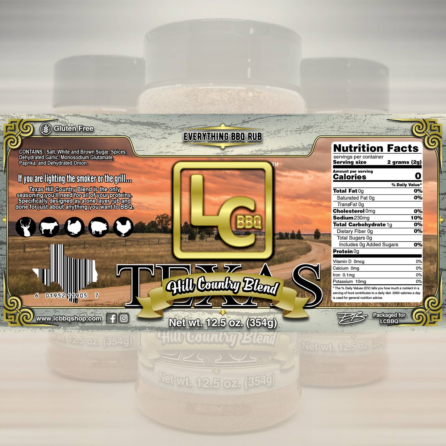 Texas Hill Country Blend - 10.5oz Shaker