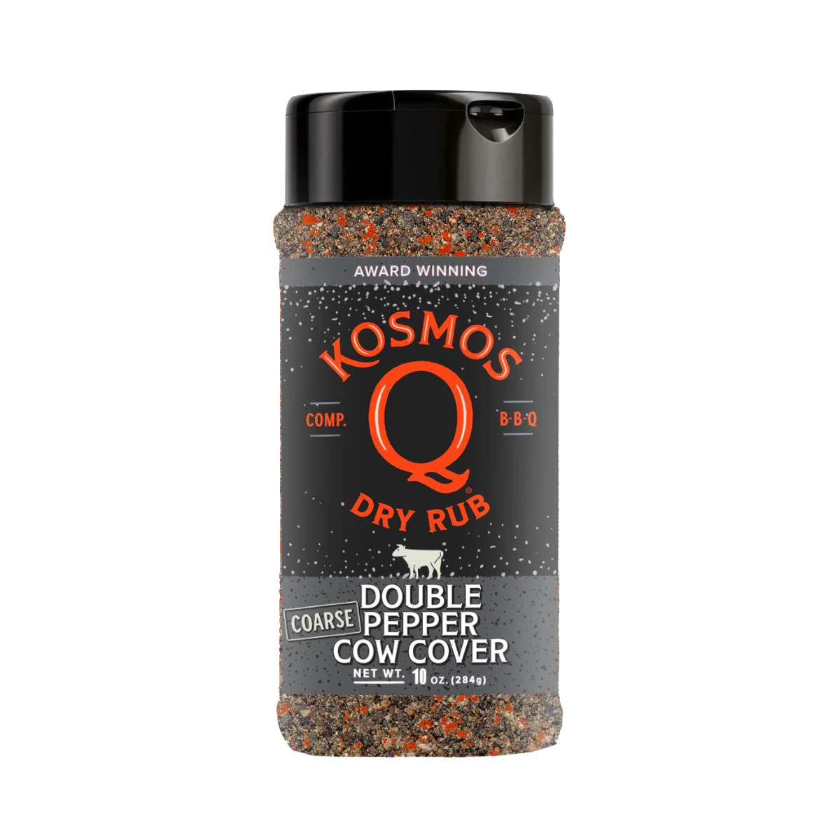 Double Pepper Coarse Cow Cover BBQ Rub