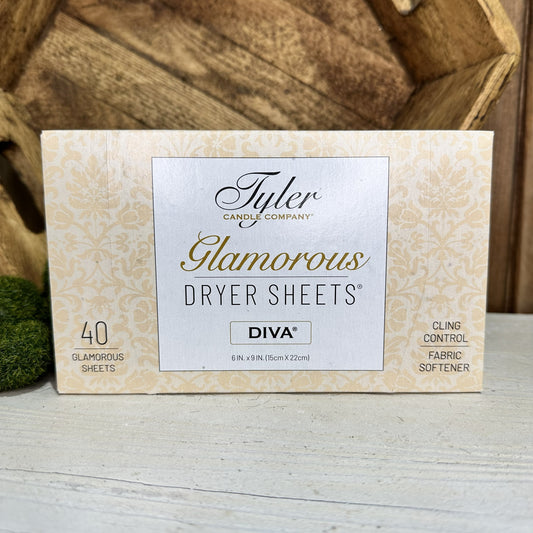 Diva Dryer Sheets by Tyler Candle Company