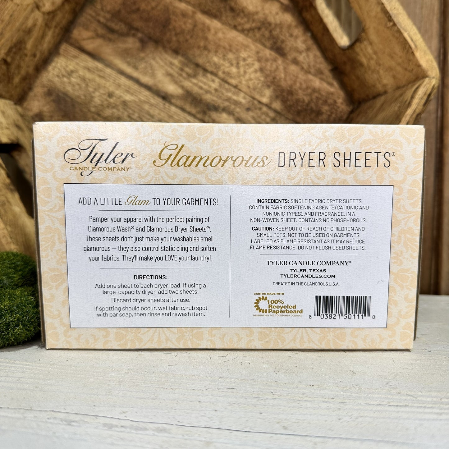 Diva Dryer Sheets by Tyler Candle Company