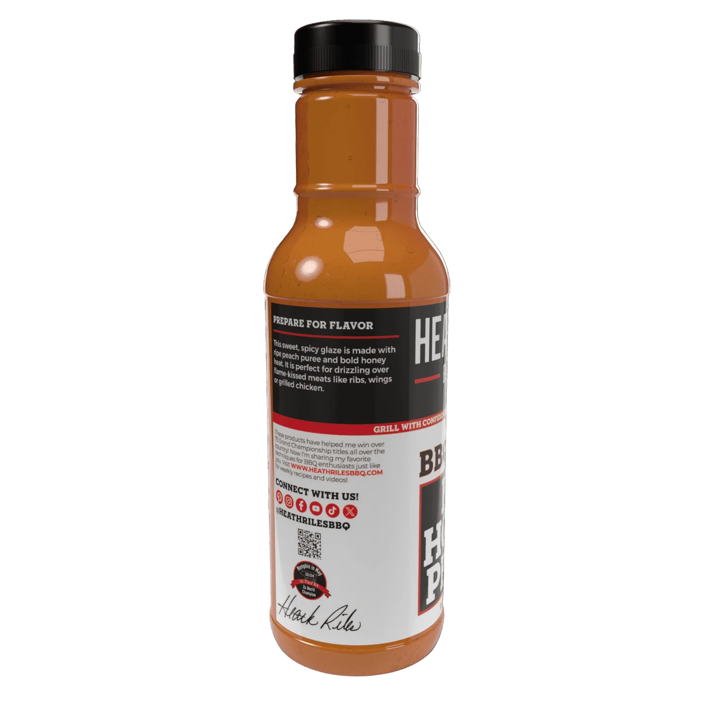 Heath Riles BBQ - Hot Honey Peach BBQ Glaze