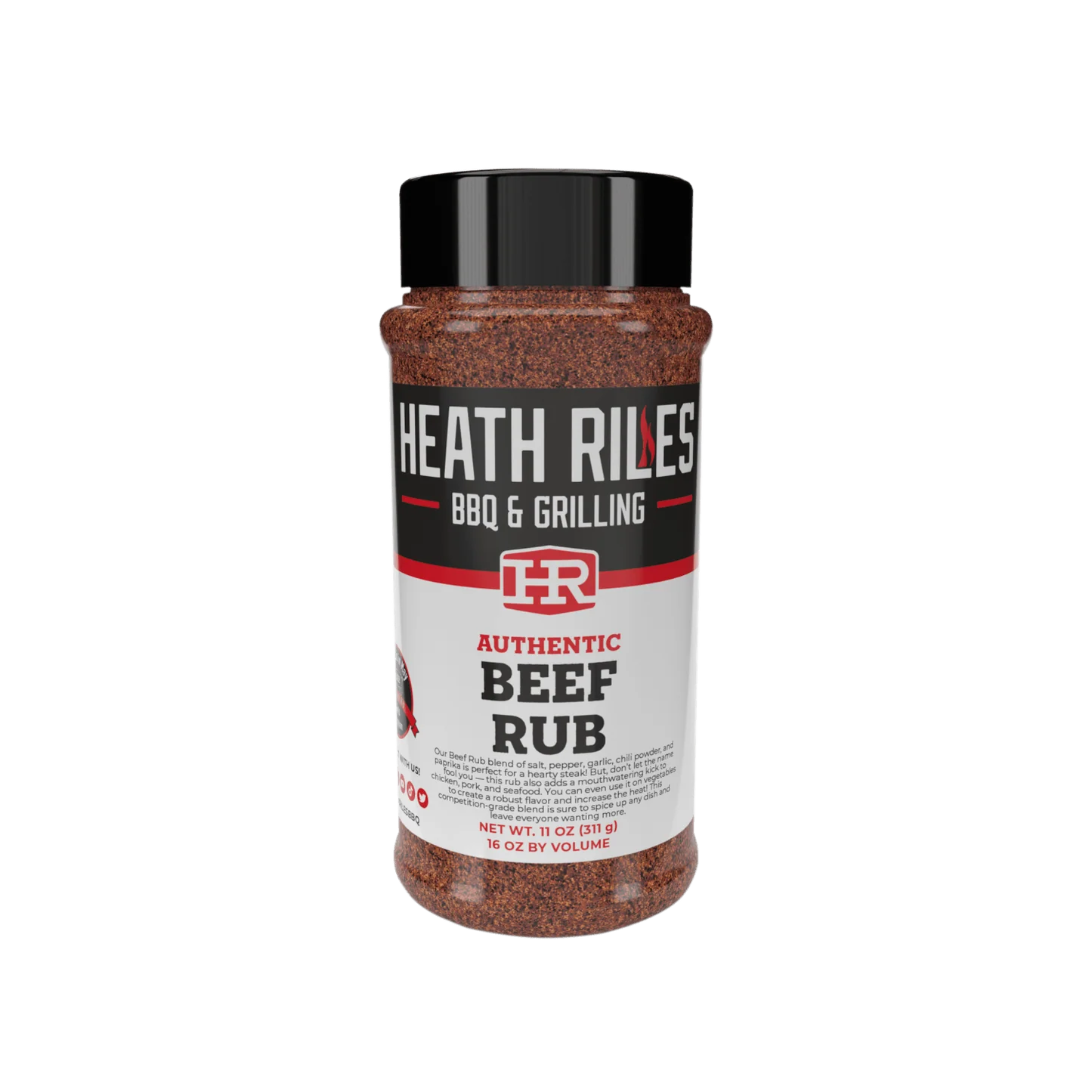Heath Riles BBQ - Beef Rub Shaker
