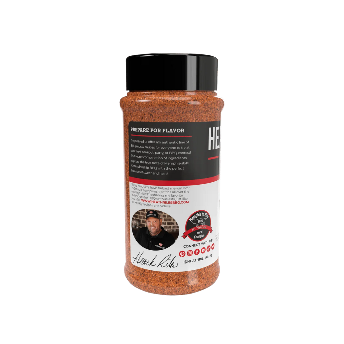 Heath Riles BBQ - Peach Rub Shaker