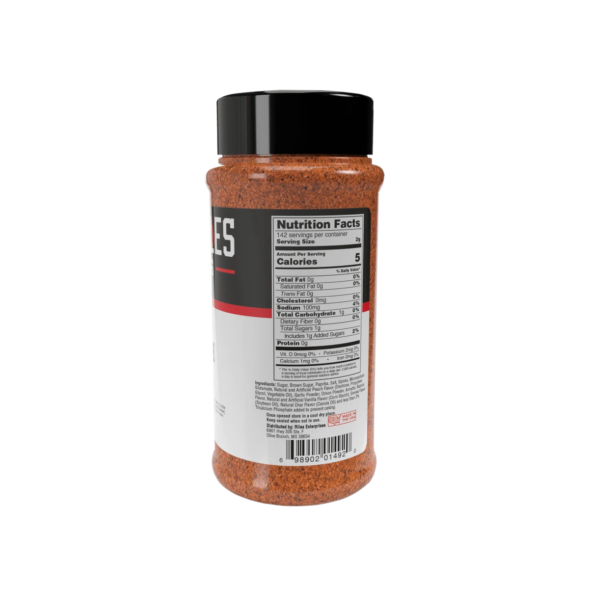 Heath Riles BBQ - Peach Rub Shaker
