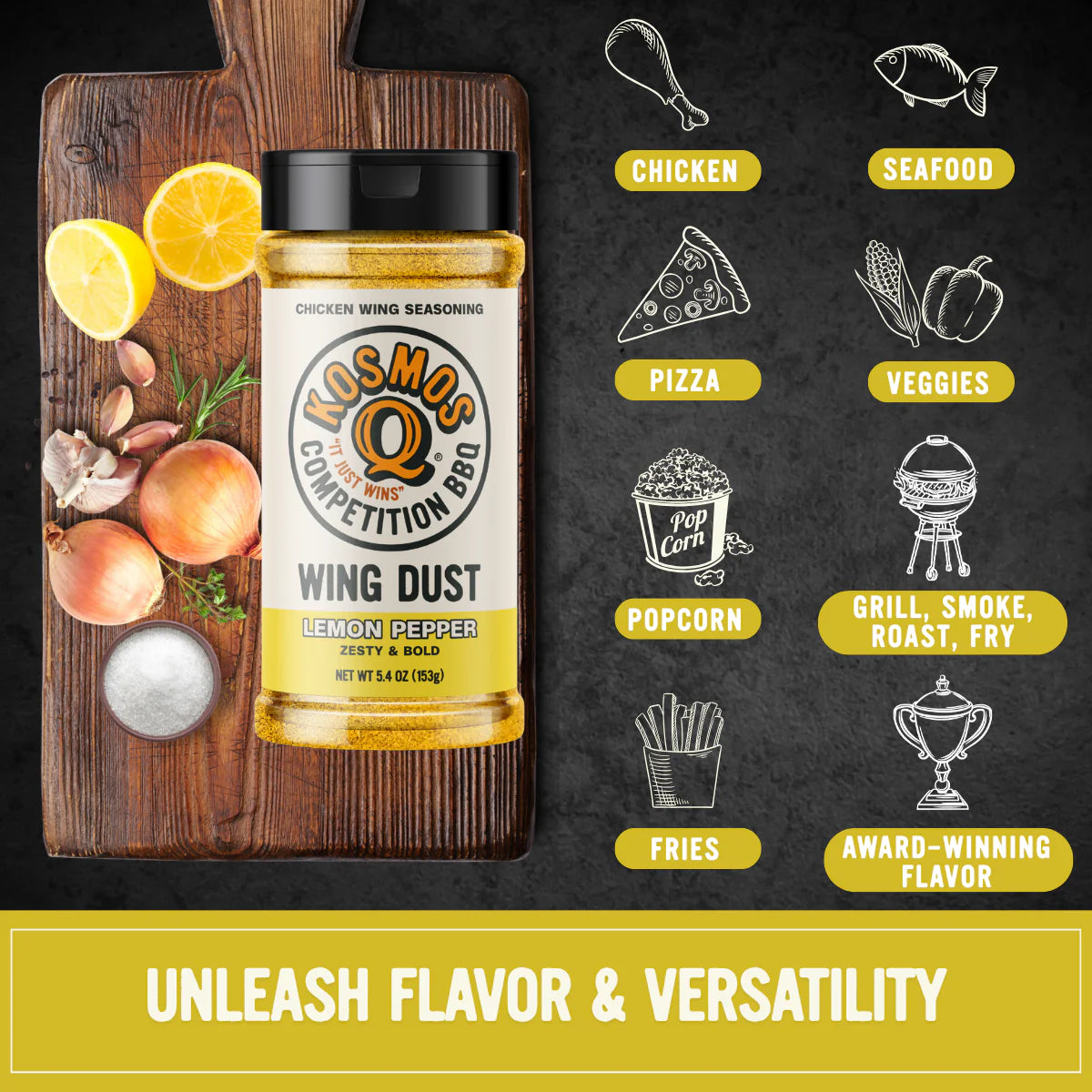 KOSMOS Wing Dust - Lemon Pepper