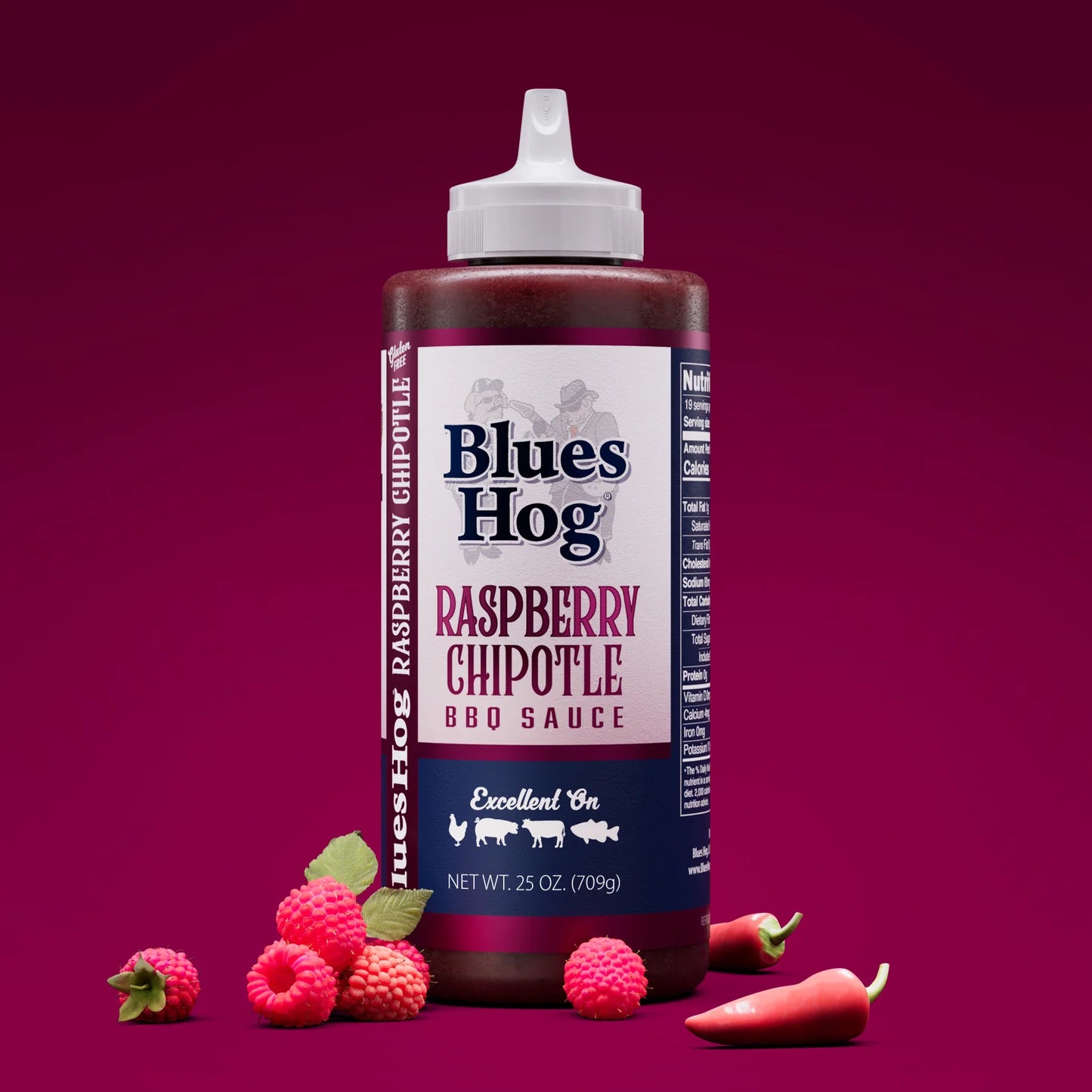 Blues Hog BBQ - Raspberry Chipotle BBQ Sauce 25 oz