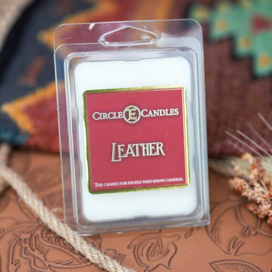 Leather Circle E Candle Wax Melt